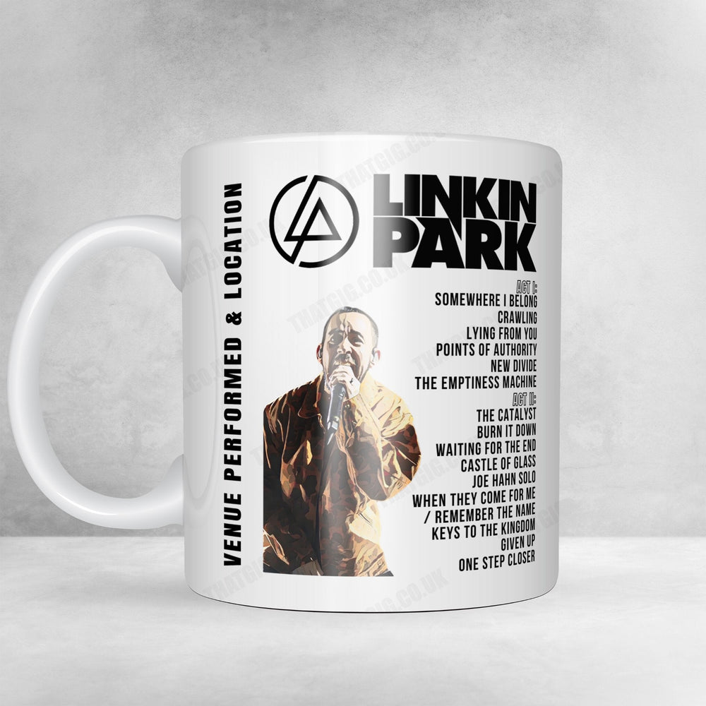 Linkin Park Setlist Mug - Globe Life Field, Arlington, USA - November 8th, 2024