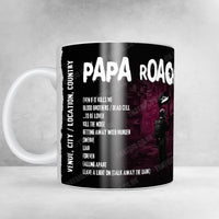 Papa Roach Setlist Mug - Huxley's Neue Welt, Berlin, Germany - January 21st, 2025