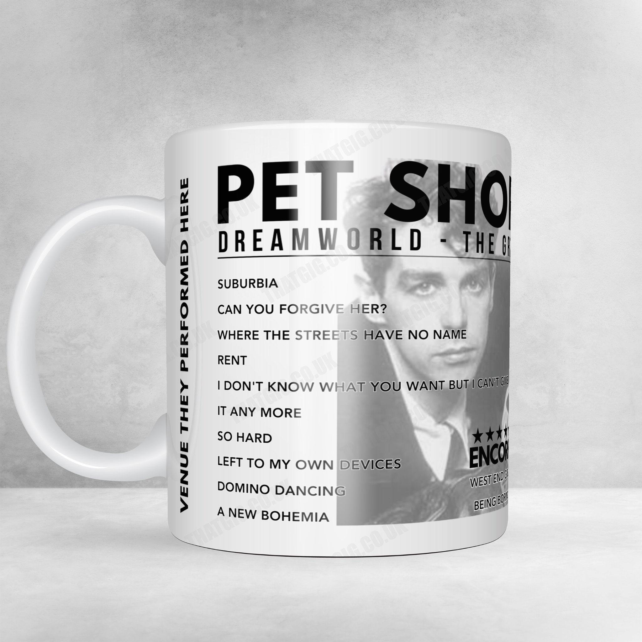Pet Shop Boys Setlist Mug - Royal Opera House, London - July 23rd, 2024