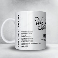 We Are Scientists Setlist Poster - Columbia Theater, Berlin - May 7th, 2025