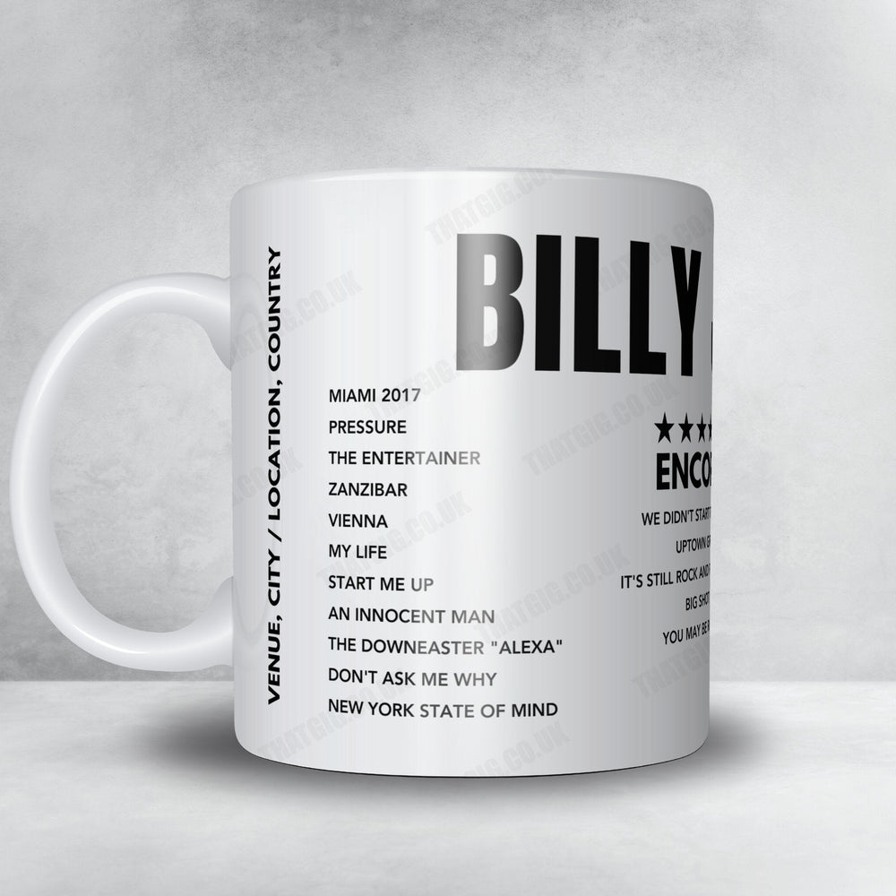 Billy Joel Setlist Mug - Madison Square Garden - July 25, 2024