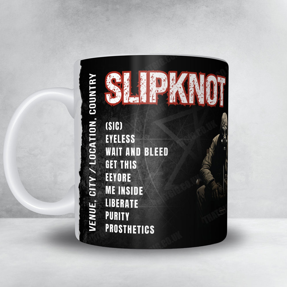 Slipknot Setlist Mug - QUARTERBACK Immobilien ARENA, Leipzig, Germany - December 9th, 2024