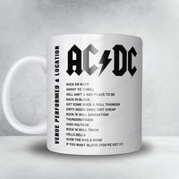 AC/DC Setlist Mug - Jahnwiesen, Cologne - June 19th, 2015