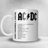 AC/DC Setlist Mug - Messegelände, Hanover - August 4th, 2024