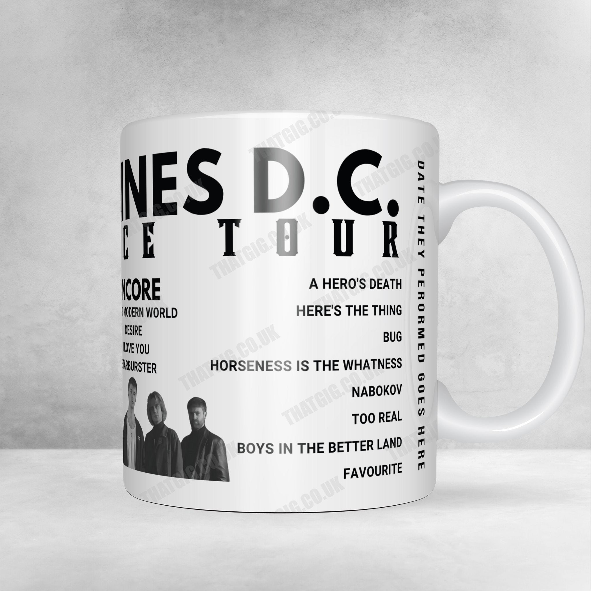 Fontaines D.C. Setlist Mug - The Warehouse, Manchester - November 29th, 2024