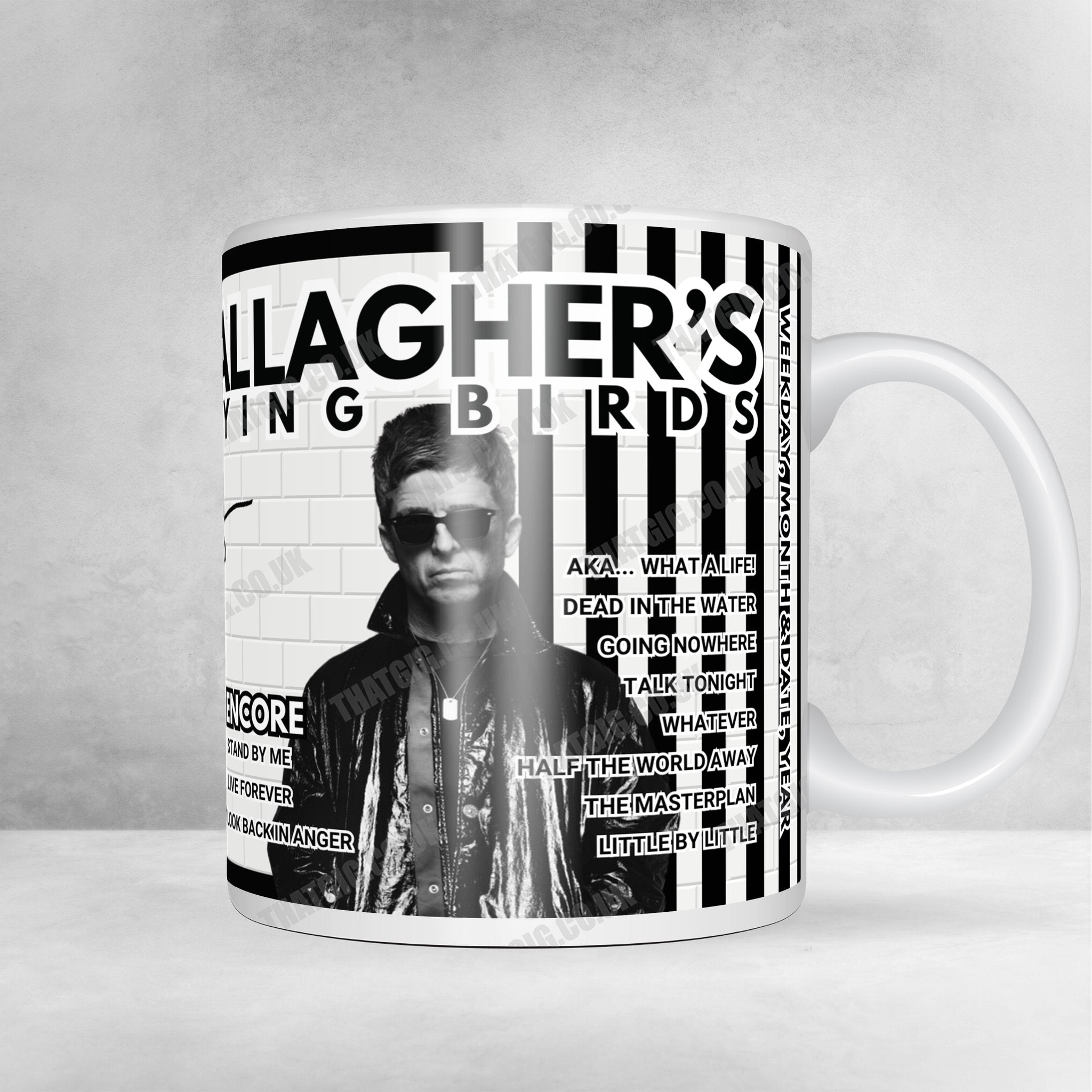 Noel Gallagher’s High Flying Birds Setlist Mug - Kendal Calling - August 2nd, 2024