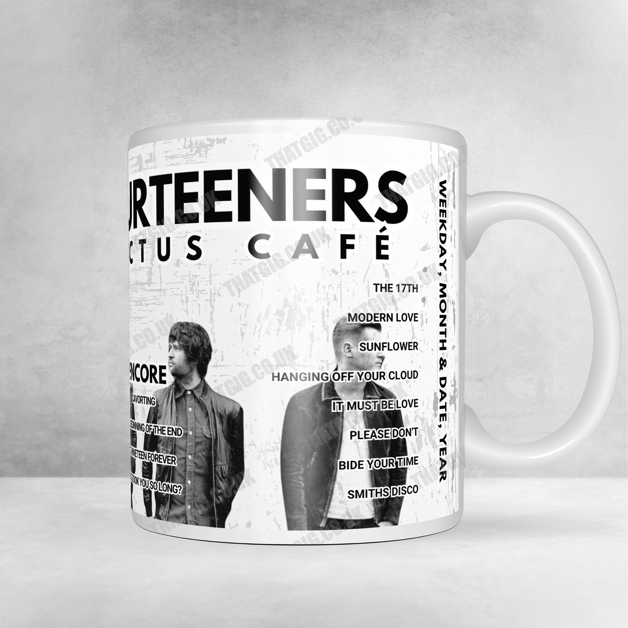 Courteeners Setlist Poster - EartH Hall London - September 15th, 2023