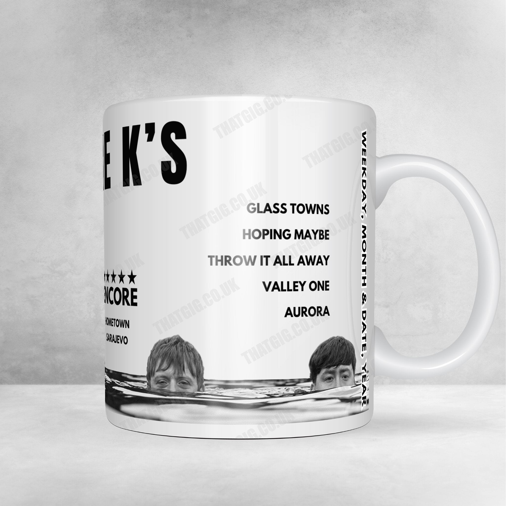 The K's Setlist Poster - Stylus, Leeds, England - November 16th, 2024