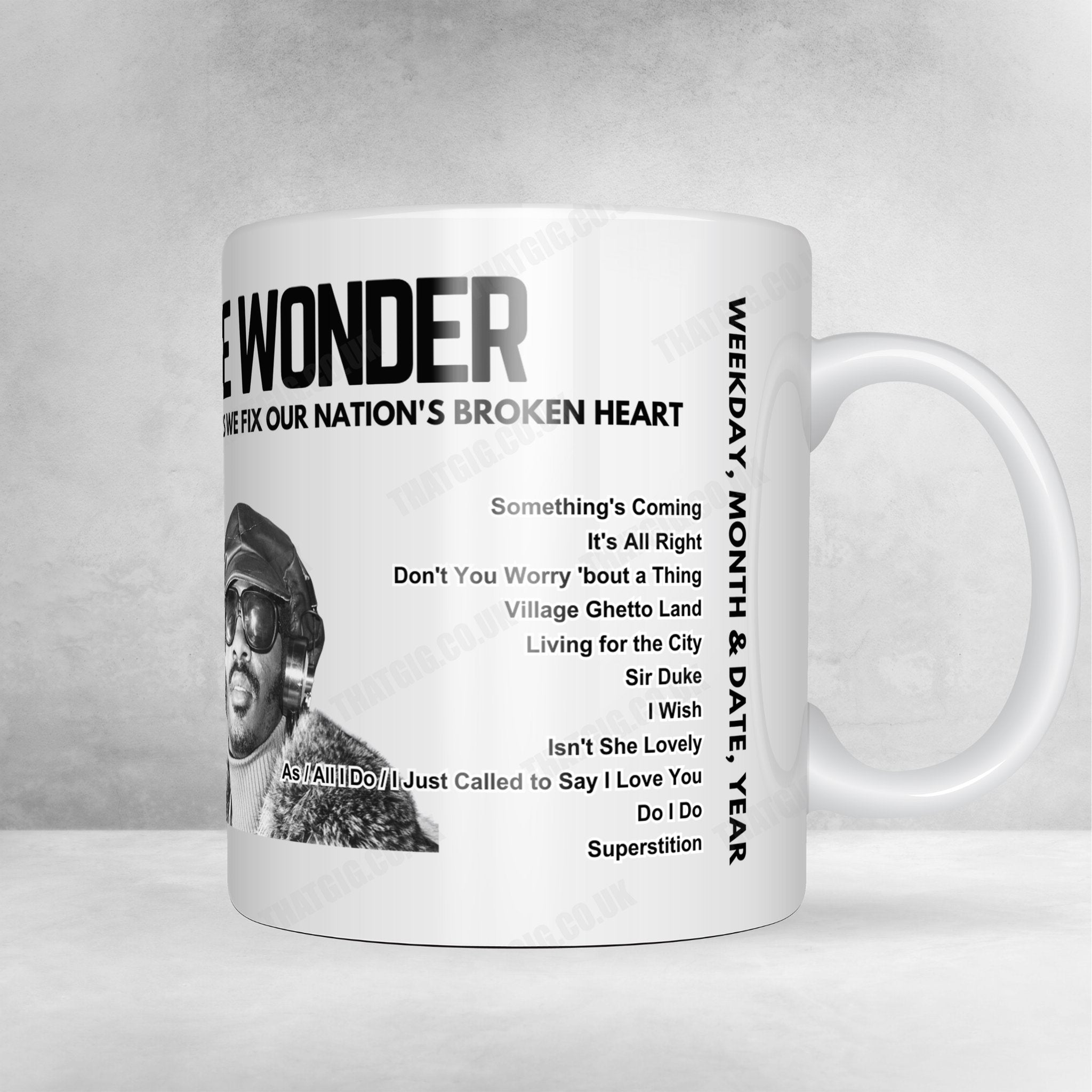 The Wonder Of Stevie Setlist Poster - Borough Hall Godalming - March 16th, 2024