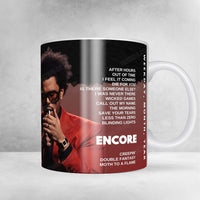 The Weeknd Setlist Mug - Parc Jean-Drapeau, Montreal - July 24th, 2025