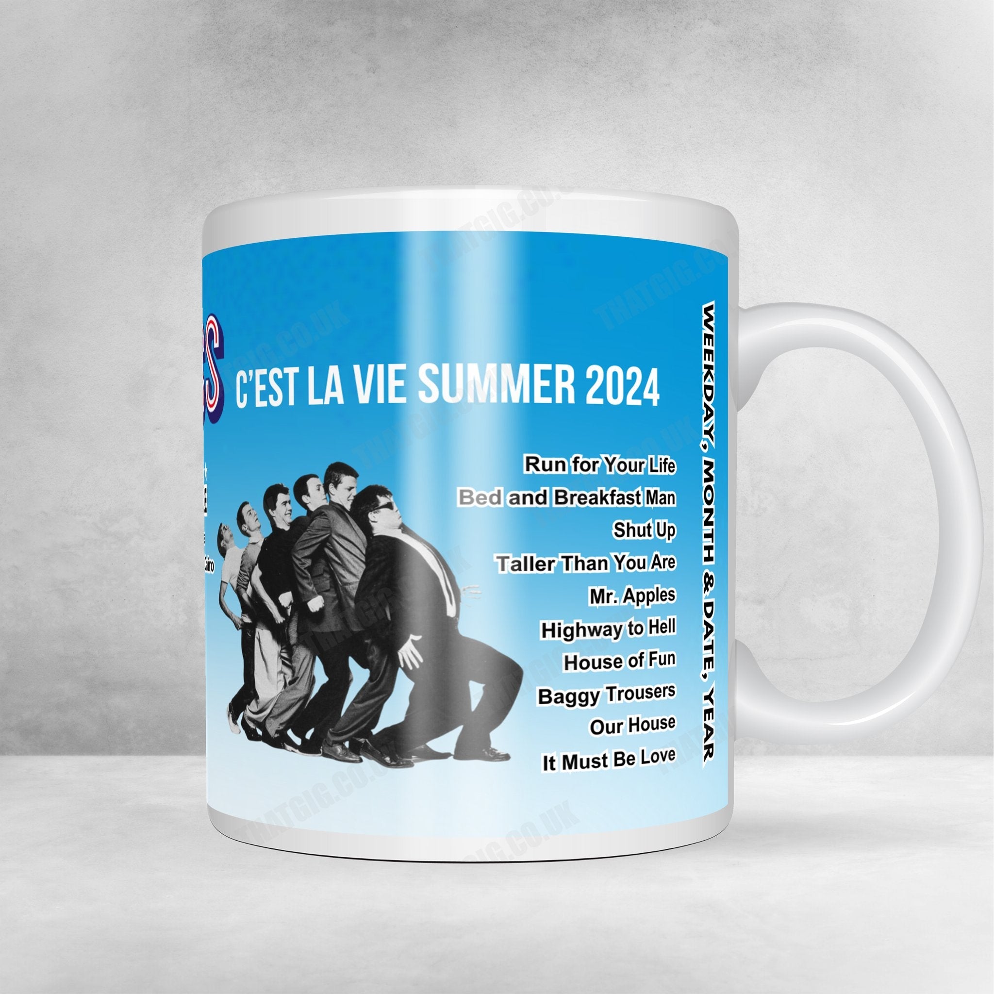 Madness Setlist Poster - Markeaton Park, Derby - July 14th, 2024