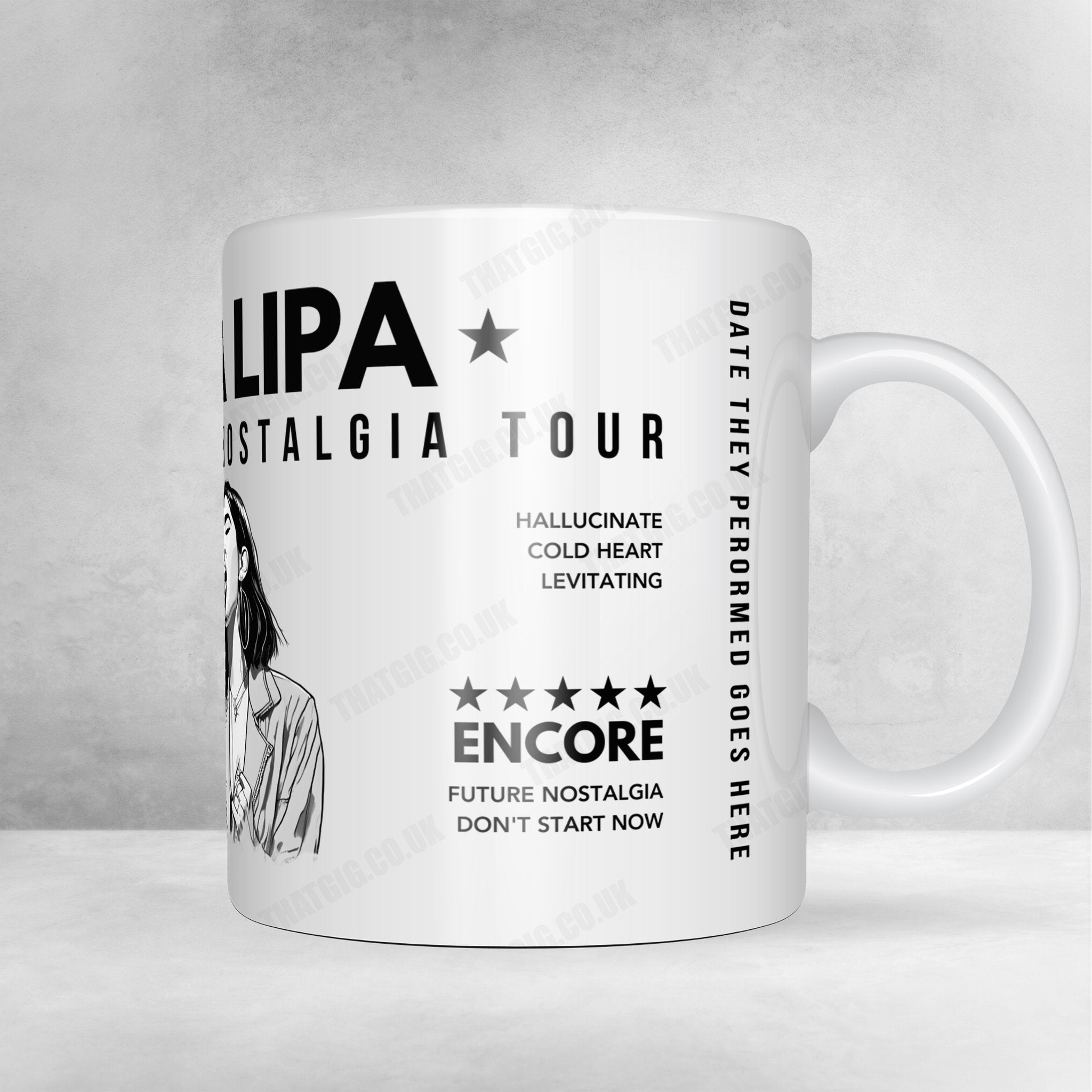 Dua Lipa Setlist Poster - Motorpoint Arena Nottingham - April 26th, 2022