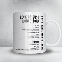 AC/DC Setlist Mug - MetLife Stadium, East Rutherford - August 26th, 2015