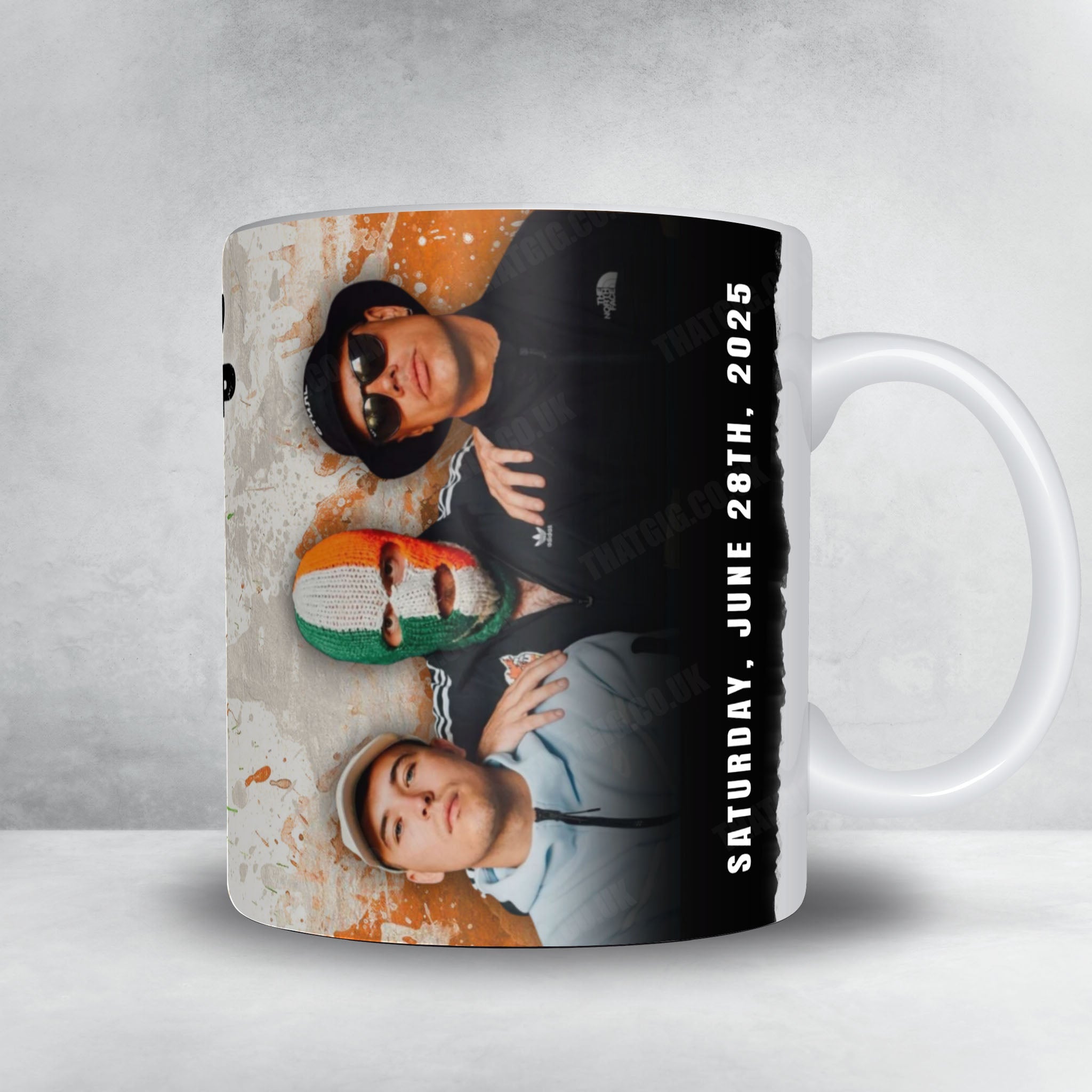 Kneecap Setlist Mug - Glastonbury Festival, Pilton, England - June 28th, 2025