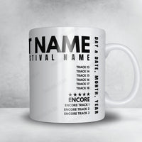 Request Any Gig Setlist Mug