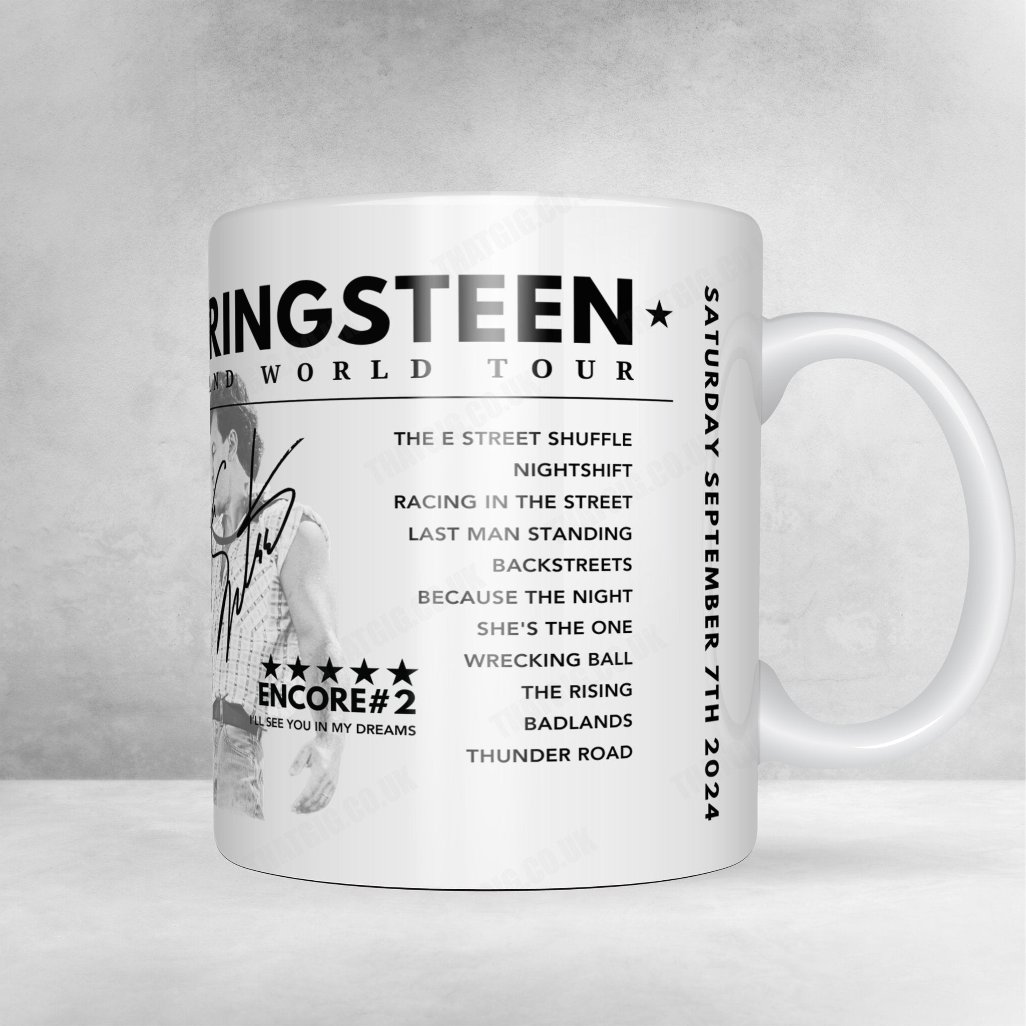 Bruce Springsteen Setlist Poster - Centre Bell, Montreal - October 31st, 2024