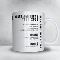 Bon Jovi Setlist Mug - Xcel Energy Center, St. Paul - April 3rd, 2022