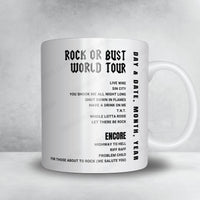 AC/DC Setlist Mug - Madison Square Garden, New York - September 14th, 2016
