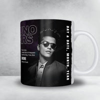 Bruno Mars Setlist Mug - Dolby Live at Park MGM, Las Vegas - December 31st, 2023