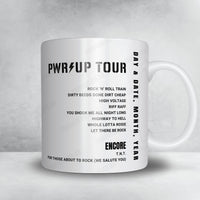 AC/DC Setlist Mug - Northwest Stadium, Landover - May 12th, 2025