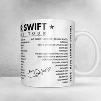 Taylor Swift Setlist Mug - Wembley Stadium, London - August 20th, 2024