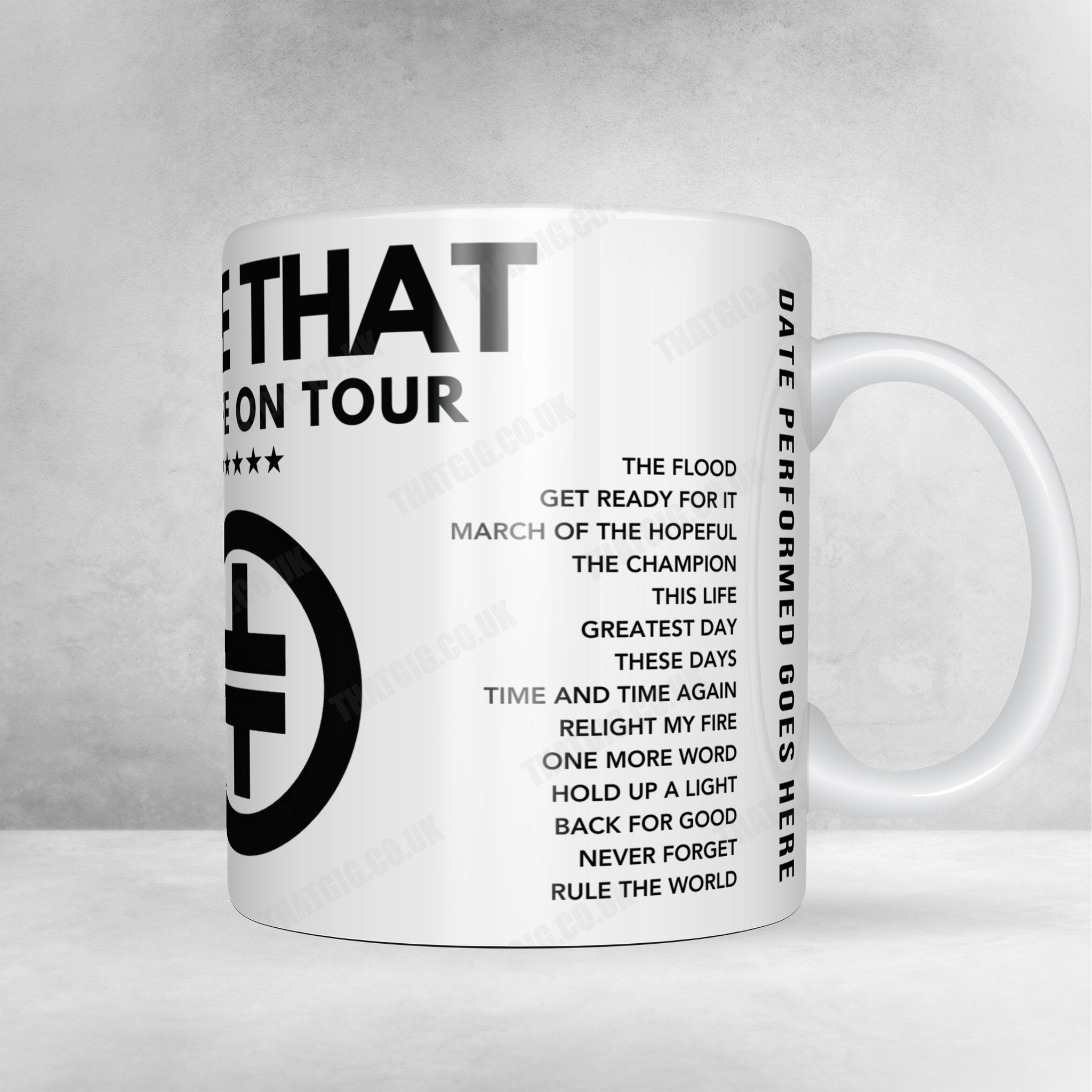 Take That Setlist Poster - The OVO Hydro Glasgow - May 3rd, 2024