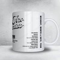 We Are Scientists Setlist Mug - McGill Pool Park, McGill - May 30th, 2024