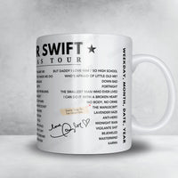 Taylor Swift Setlist Poster - National Stadium, Singapore - March 7th, 2024