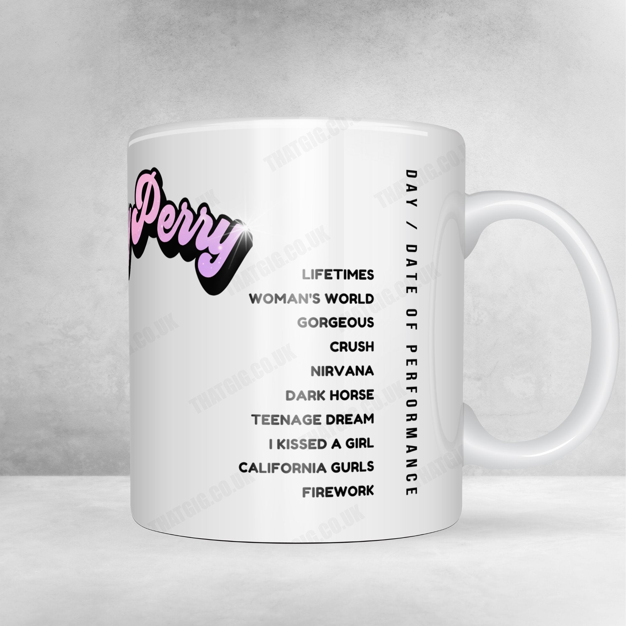 Katy Perry Setlist Poster - Forte Arena, Pula, Italy - July 4th, 2024