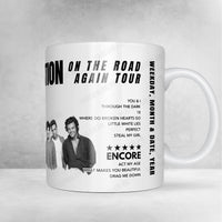 One Direction Setlist Mug - Barclaycard Arena, Birmingham, England - October 11th, 2015