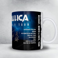 Metallica Setlist Mug - The Dome at America's Center, St. Louis - November 5th, 2023