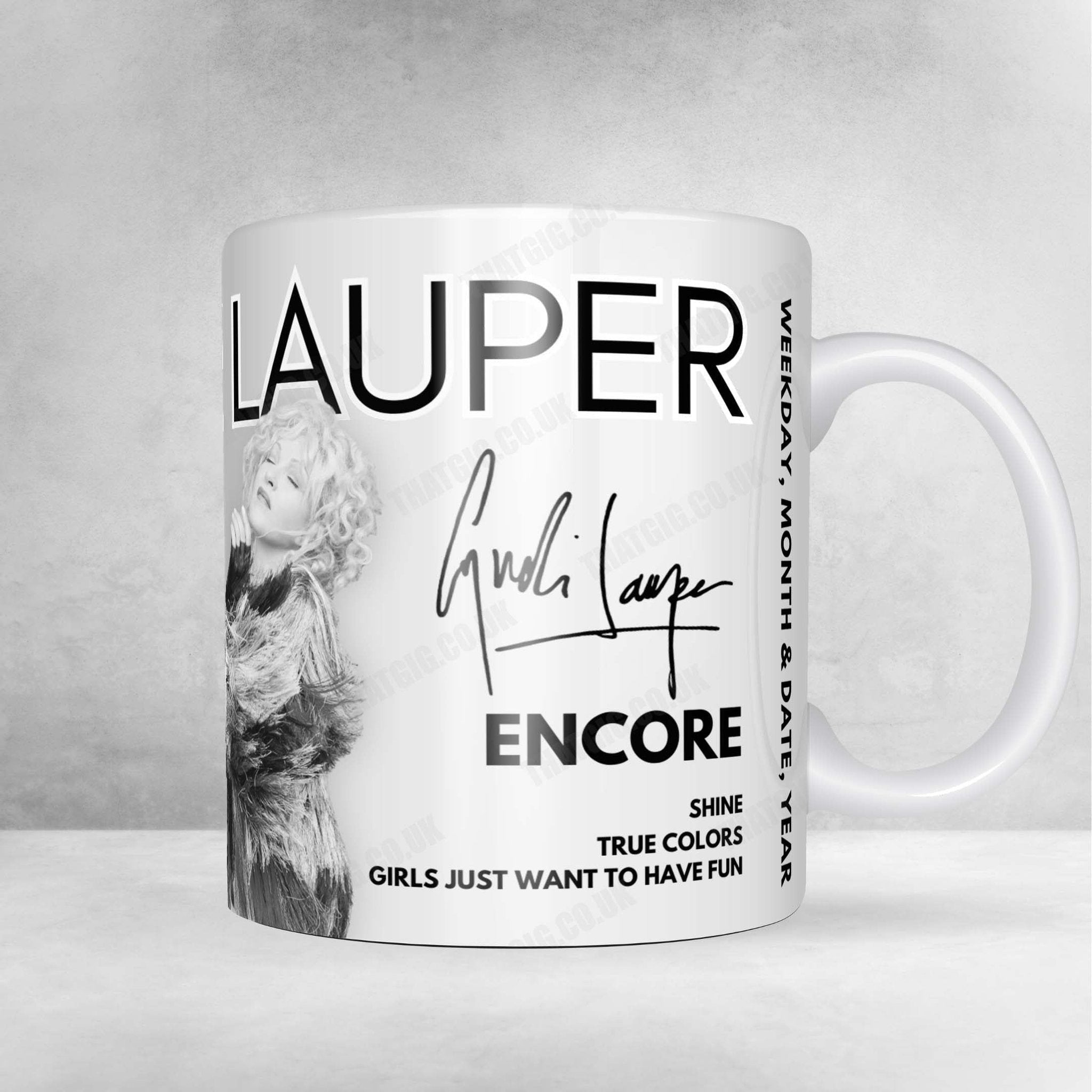 Cyndi Lauper Setlist Poster - Amalie Arena Tampa - November 6th, 2024