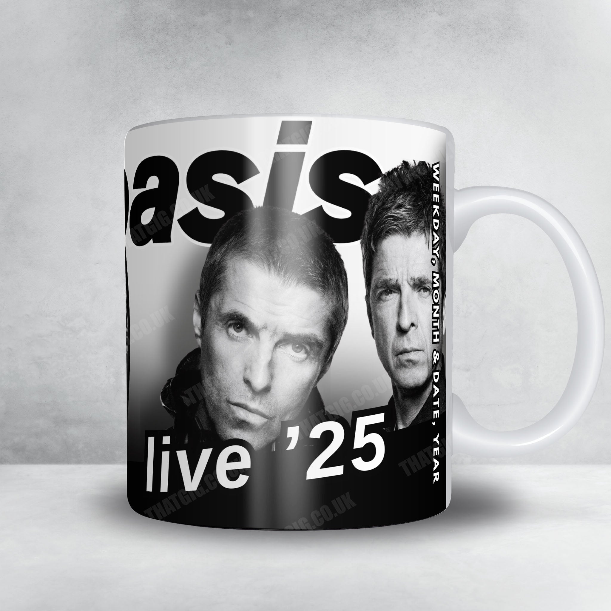 Oasis Setlist Mug - Croke Park, Dublin - August 16th, 2025