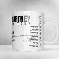 Paul McCartney Setlist Mug - Allianz Stadium, Sydney - October 28th, 2023