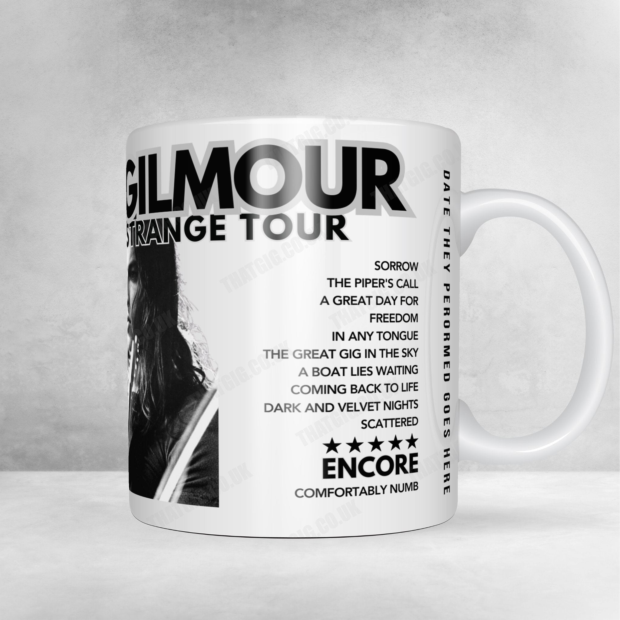 David Gilmour Setlist Poster - Brighton Centre, Brighton, England - September 21st, 2024