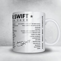 Taylor Swift Setlist Mug - Wembley Stadium, London - June 22nd, 2024