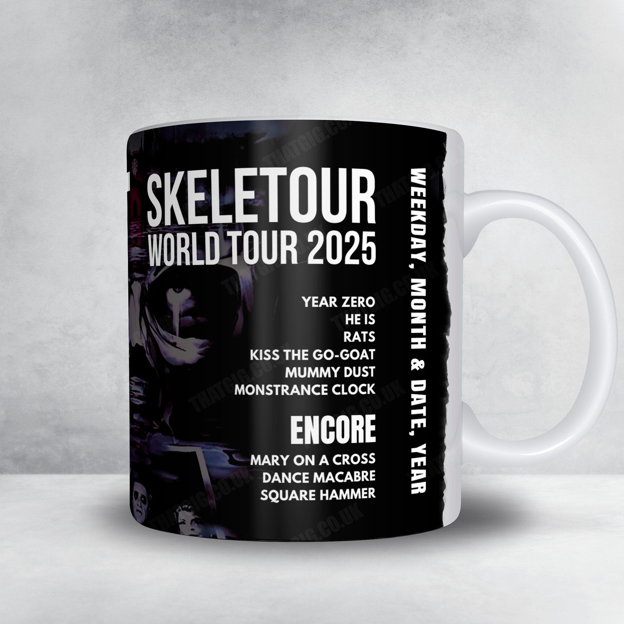Ghost Setlist Mug - Sportpaleis, Merksem - April 22nd, 2025