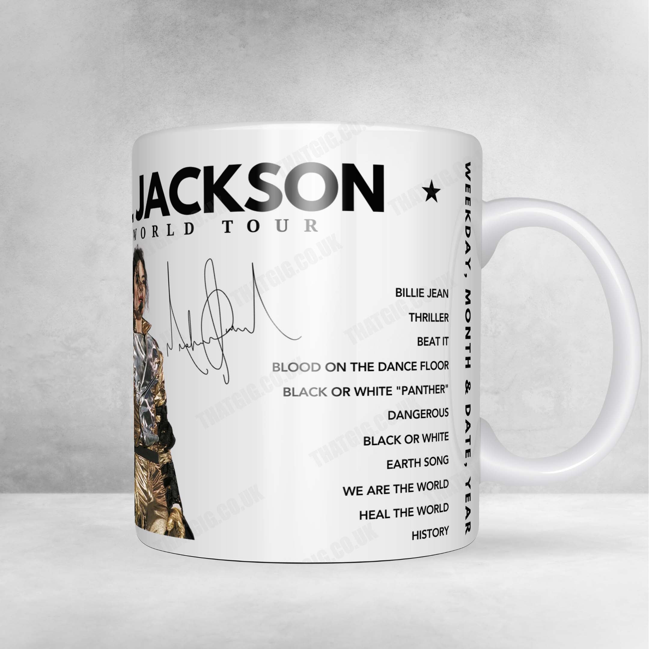 Michael Jackson Setlist Poster - Olympiastadion, Helsinki, Finland - August 26th, 1997