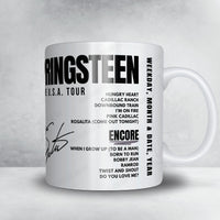 Bruce Springsteen Setlist Mug - Giants Stadium, East Rutherford - August 21st, 1985