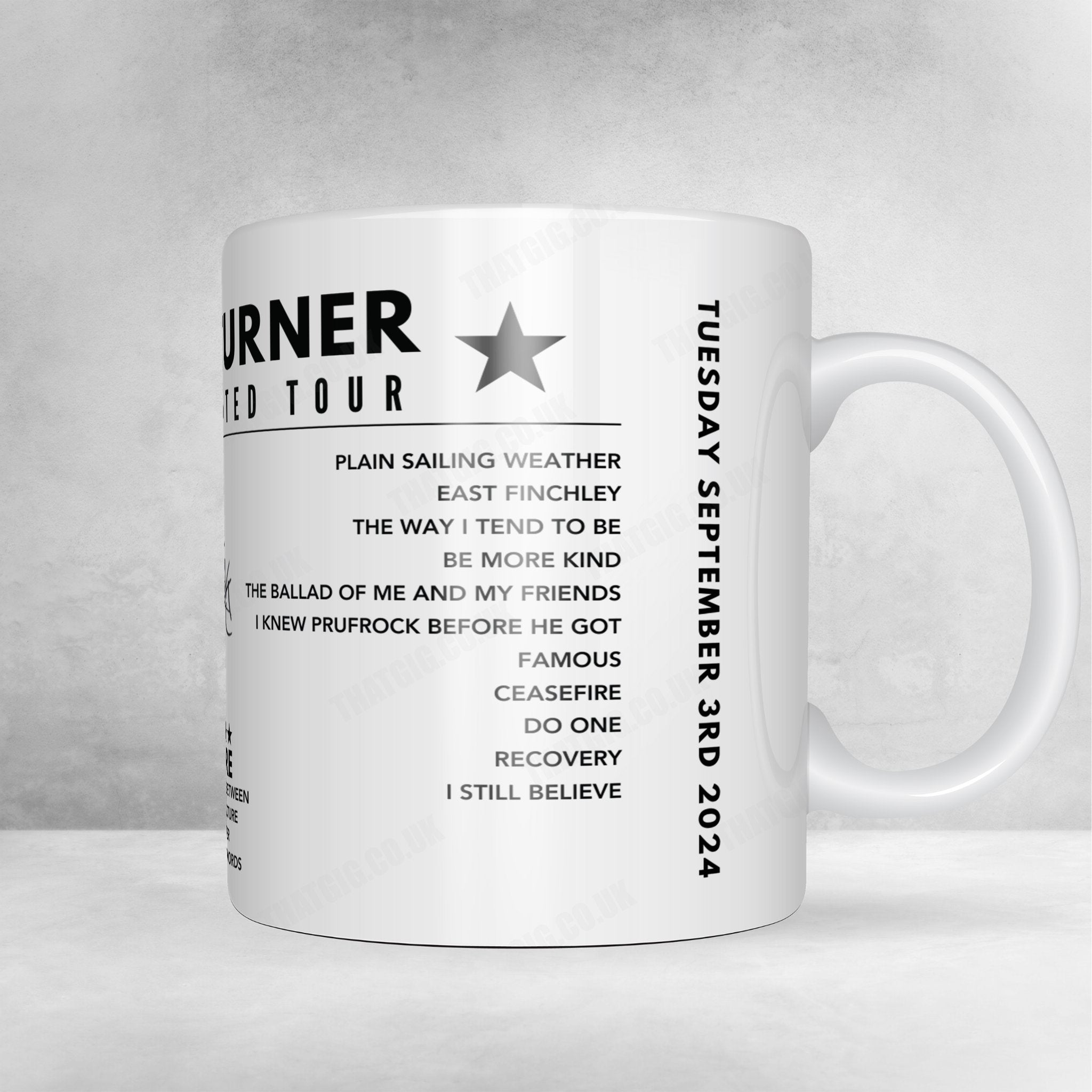 Frank Turner Setlist Poster - Commodore Ballroom, Vancouver - September 3rd, 2024