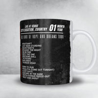 Bruce Springsteen Setlist Mug - Anfield, Liverpool - June 7th, 2025