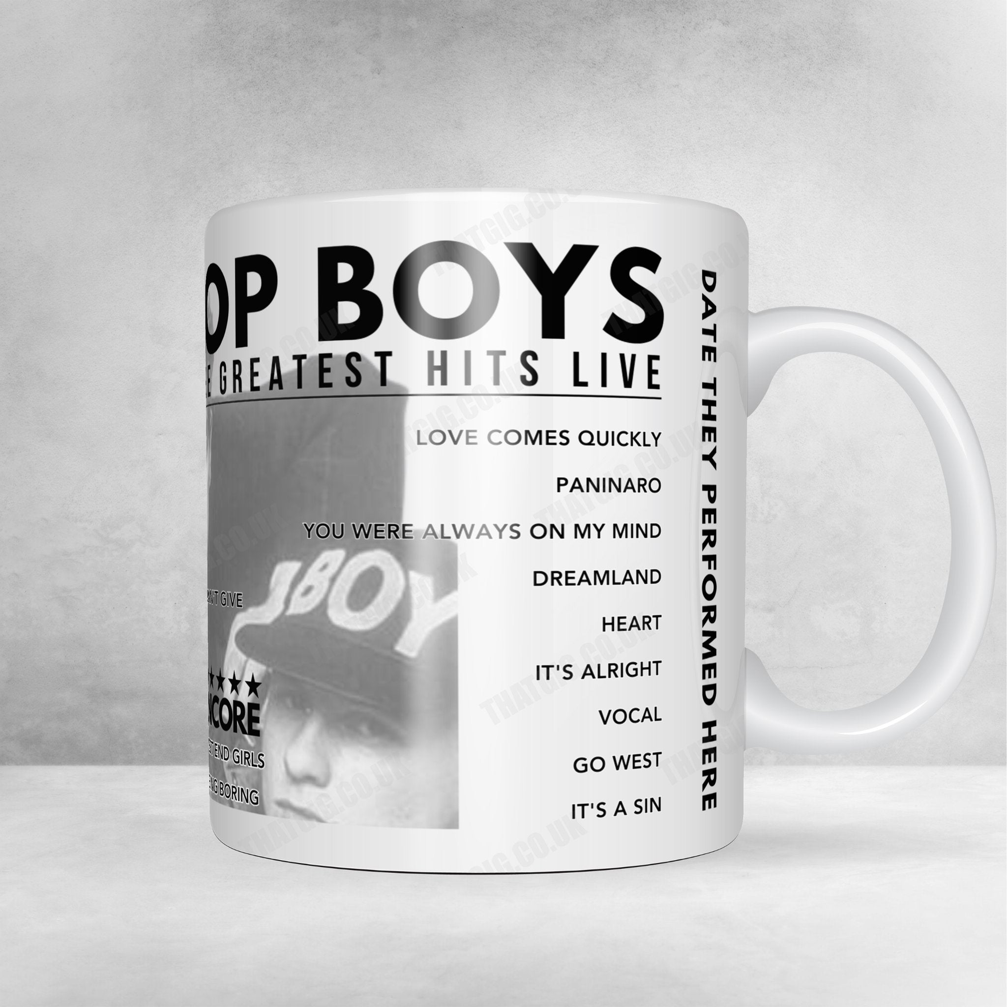 Pet Shop Boys Setlist Mug - Seaclose Park Newport - June 22nd, 2024