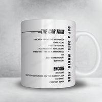 Arctic Monkeys Setlist Mug - Adelaide Showground, Adelaide - January 6th, 2023
