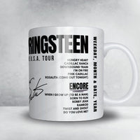 Bruce Springsteen Setlist Mug - Spectrum, Philadelphia - September 18th, 1984