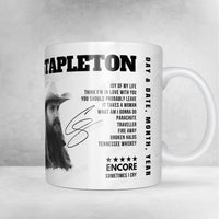 Chris Stapleton Setlist Mug - Bridgestone Arena, Nashville - November 8th, 2023