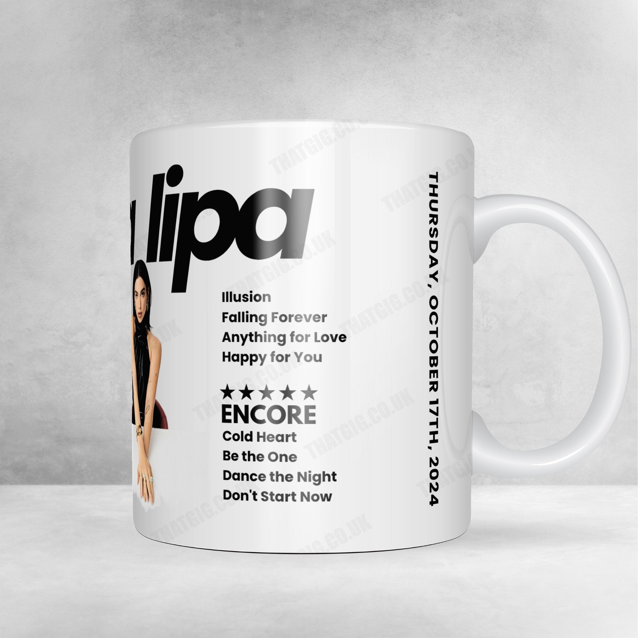 Dua Lipa Setlist Poster - Royal Albert Hall - October 17th, 2024