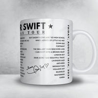 Taylor Swift Setlist Mug - Wembley Stadium, London - August 16th, 2024
