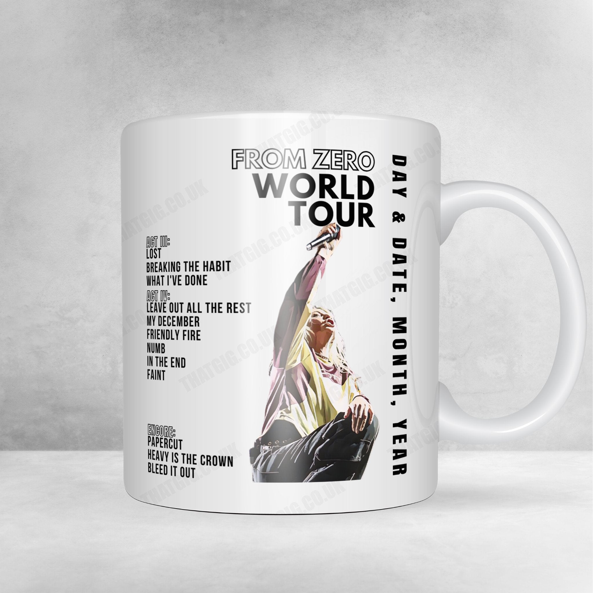 Linkin Park Setlist Mug - The O2 Arena, London, England - September 24th, 2024