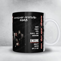 Slipknot Setlist Mug- Download Festival, Donington Park - June 11th, 2023