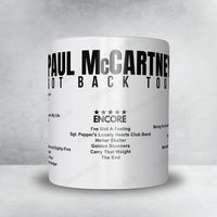 Paul McCartney Setlist Mug - Truist Field at Wake Forest, Winston-Salem - May 21st, 2022